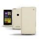Lederschutzhülle Nokia Lumia 925  - Beige ( Nappa - Pantone 7502C ) 