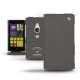 Lederschutzhülle Nokia Lumia 925  - Anthracite ( Pantone 424C ) 
