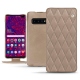 Samsung Galaxy S10 5G leather case - Taupe vintage - Couture
