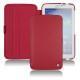Custodia in pelle Samsung GT-P3200 Galaxy Tab 3 7.0  - Rouge ( Nappa - Pantone 199C ) 