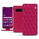 Custodia in pelle Samsung Galaxy S10 5G - Rose fluo - Couture