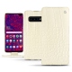 Samsung Galaxy S10 5G leather case - Crocodile milk