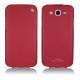 가죽 커버 Samsung GT-i9150 Galaxy Mega 5.8  - Rouge ( Nappa - Pantone 199C ) 