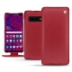 Samsung Galaxy S10 5G leather case - Rouge passion