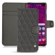 Funda de piel Samsung Galaxy S10 5G - Anthracite - Couture ( Pantone 424C ) 