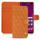 Samsung Galaxy S10 5G leather case - Mandarine vintage - Couture