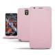 Custodia in pelle Samsung SM-N9000 Galaxy Note 3  - Rose ( Nappa - Pantone 2365C ) 