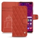 Funda de piel Samsung Galaxy S10 5G - Arange clouquié - Couture