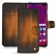 Housse cuir Samsung Galaxy S10 5G - Marron Patine