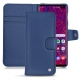 Capa em pele Samsung Galaxy S10 5G - Bleu frisson