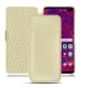 Samsung Galaxy S10 5G leather case - Ivoire ( Sleek P C12 - White ) 