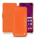 Lederschutzhülle Samsung Galaxy S10 5G - Orange fluo