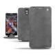 Custodia in pelle Samsung SM-N9000 Galaxy Note 3  - Dark vintage ( Roughtcut - Black#5256 ) 