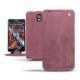 Custodia in pelle Samsung SM-N9000 Galaxy Note 3  - Passion vintage ( Glutton - Red ) 