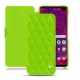 Funda de piel Samsung Galaxy S10 5G - Vert fluo - Couture