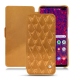Samsung Galaxy S10 5G leather case - Or Maïa - Couture
