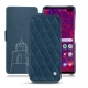 Capa em pele Samsung Galaxy S10 5G - Blu mediterran - Couture