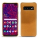 Funda de piel Samsung Galaxy S10 5G - Or Maïa ( Pantone 871C ) 