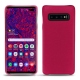 Coque cuir Samsung Galaxy S10 5G - Rose fluo