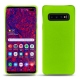 Coque cuir Samsung Galaxy S10 5G - Vert fluo