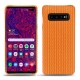 Lederschutzhülle Samsung Galaxy S10 5G - Abaca arancio