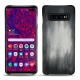 Samsung Galaxy S10 5G leather cover - Gris Patine