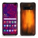 Lederschutzhülle Samsung Galaxy S10 5G - Fauve Patine