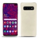 Custodia in pelle Samsung Galaxy S10 5G - Blanc escumo