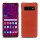 Lederschutzhülle Samsung Galaxy S10 5G - Arange clouquié