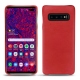 Capa em pele Samsung Galaxy S10 5G - Rouge troupelenc