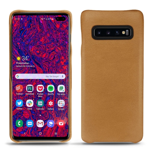 Habillez avec style votre Samsung Galaxy S10 5G avec des étuis coques de luxeCastan esparciate ( Pantone #824F2A )