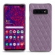 Funda de piel Samsung Galaxy S10 5G - Lilas - Couture ( Nappa - Pantone 2645U ) 