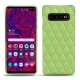 Capa em pele Samsung Galaxy S10 5G - Vert olive - Couture ( Nappa - Pantone 578U ) 