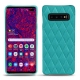 Lederschutzhülle Samsung Galaxy S10 5G - Bleu fluo - Couture