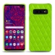 Lederschutzhülle Samsung Galaxy S10 5G - Vert fluo - Couture