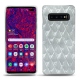 Samsung Galaxy S10 5G leather cover - Platinium - Couture
