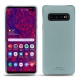 Samsung Galaxy S10 5G leather cover - Bleu Ciel PU