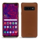 Samsung Galaxy S10 5G leather cover - Marron PU