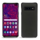 Coque cuir Samsung Galaxy S10 5G - Noir PU