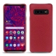 Lederschutzhülle Samsung Galaxy S10 5G - Rouge passion
