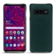 レザーケース Samsung Galaxy S10 5G - Vert séduisant