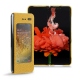 Coque cuir Samsung Galaxy Fold - Mimosa ( Pantone 141C ) 