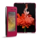 Coque cuir Samsung Galaxy Fold - Rose fluo