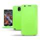 Custodia in pelle Samsung SM-N9000 Galaxy Note 3  - Vert fluo