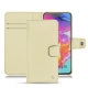 Custodia in pelle Samsung Galaxy A70 - Beige ( Nappa - Pantone 7502C ) 