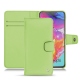 Samsung Galaxy A70 leather case - Vert olive ( Nappa - Pantone 578U ) 