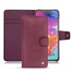 Housse cuir Samsung Galaxy A70 - Prune vintage ( Pantone 512C ) 