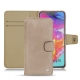 Custodia in pelle Samsung Galaxy A70 - Taupe vintage ( Pantone 7530C ) 