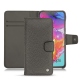 Samsung Galaxy A70 leather case - Anthracite ( Pantone 424C ) 