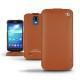 Custodia in pelle Samsung GT-i9295 Galaxy S4 Active  - Marron ( Nappa - Pantone 1615C ) 